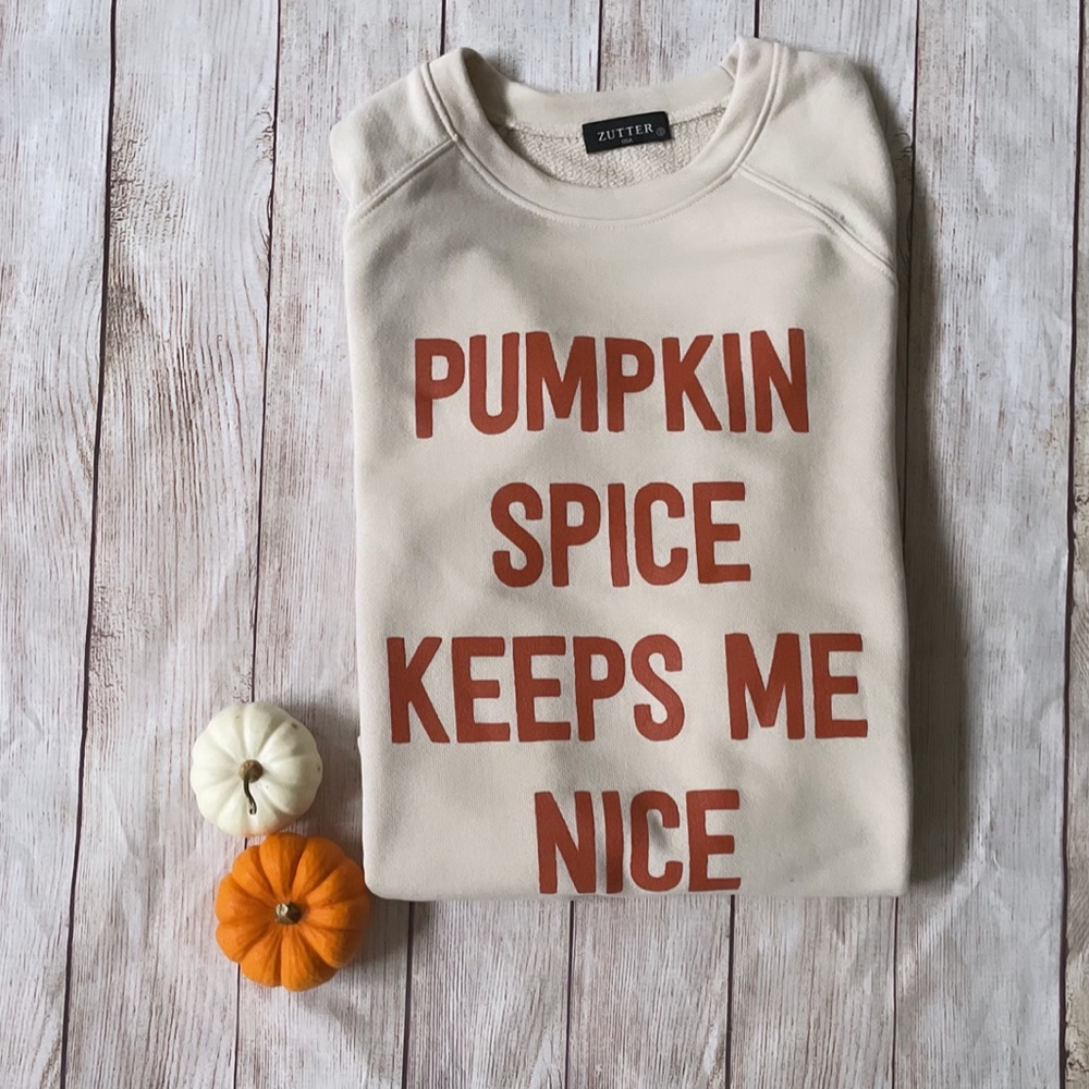 Pumpkin Spice Keeps Me Nice Sweatshirt Large